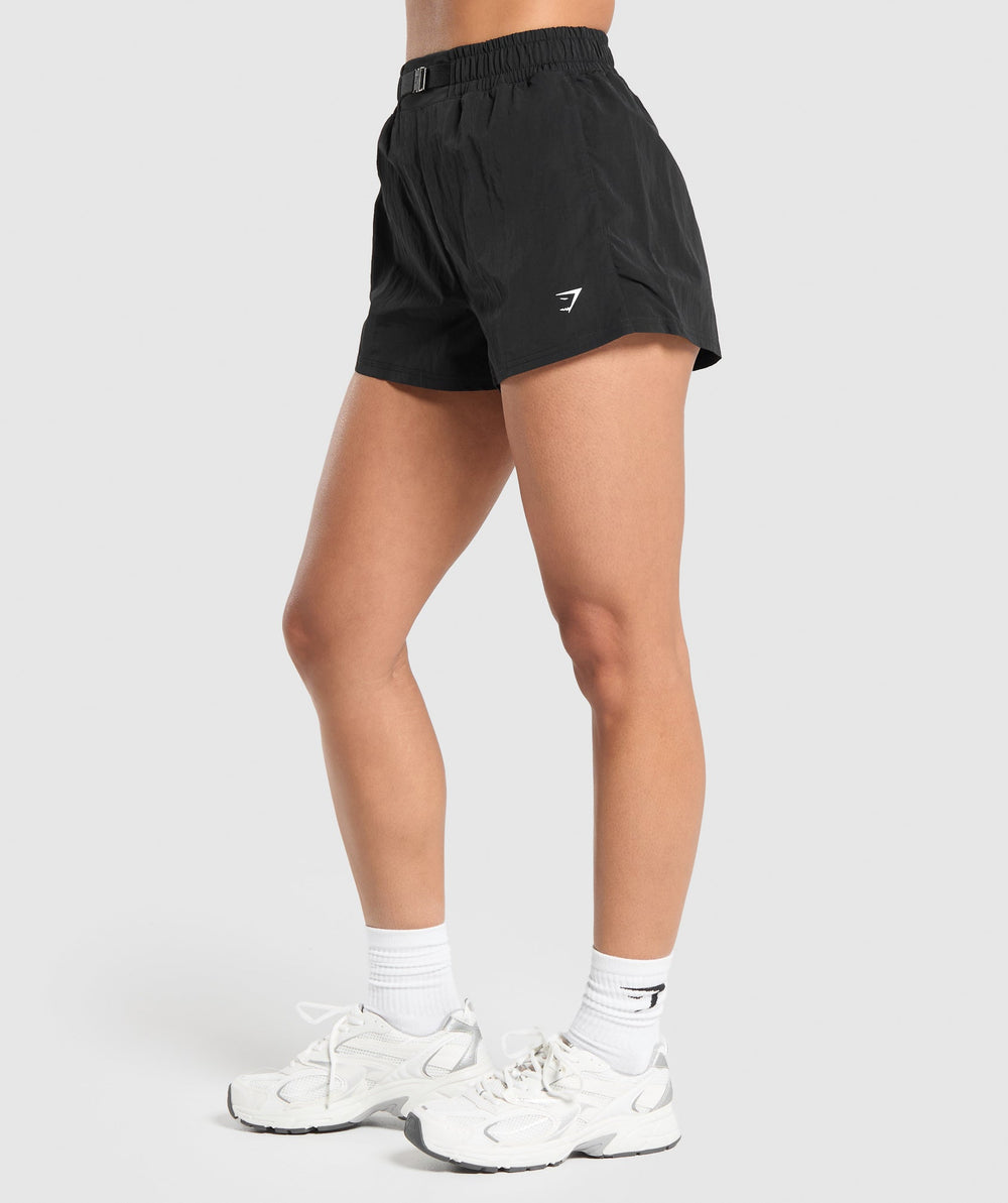 Buckle Waisted Shorts Black