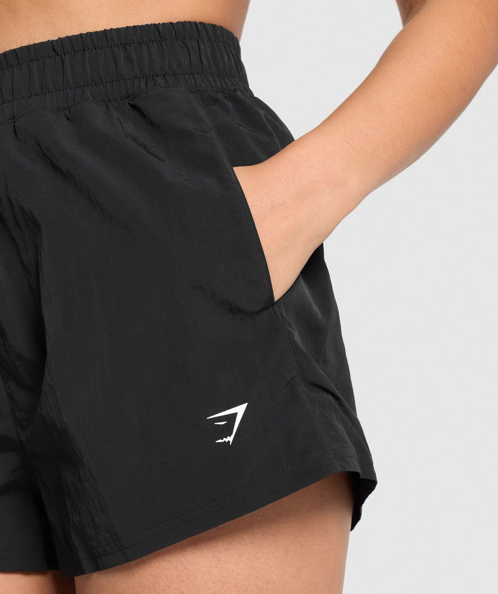 Buckle Waisted Shorts Black