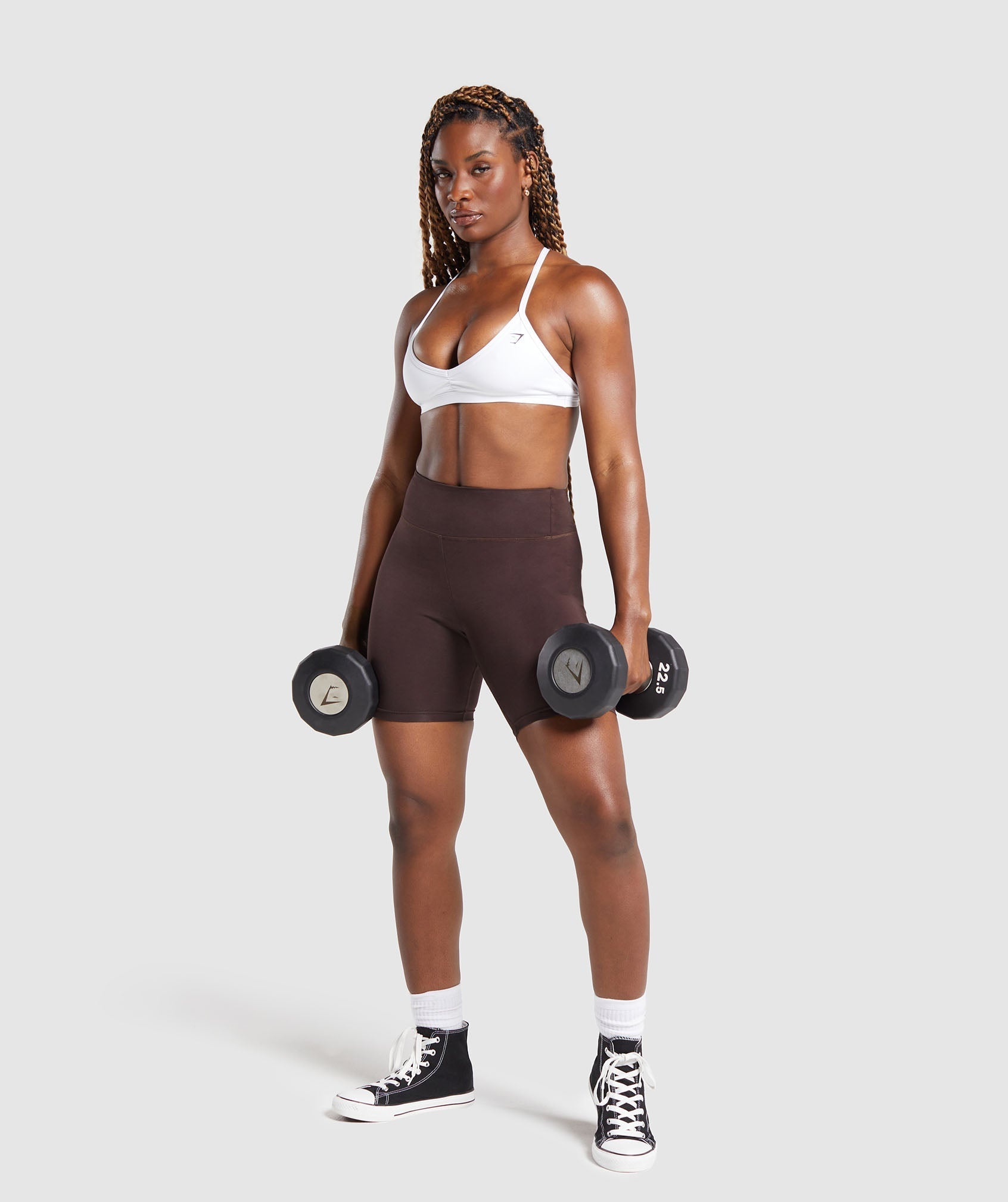 Lifting Logo Shorts Heritage Brown
