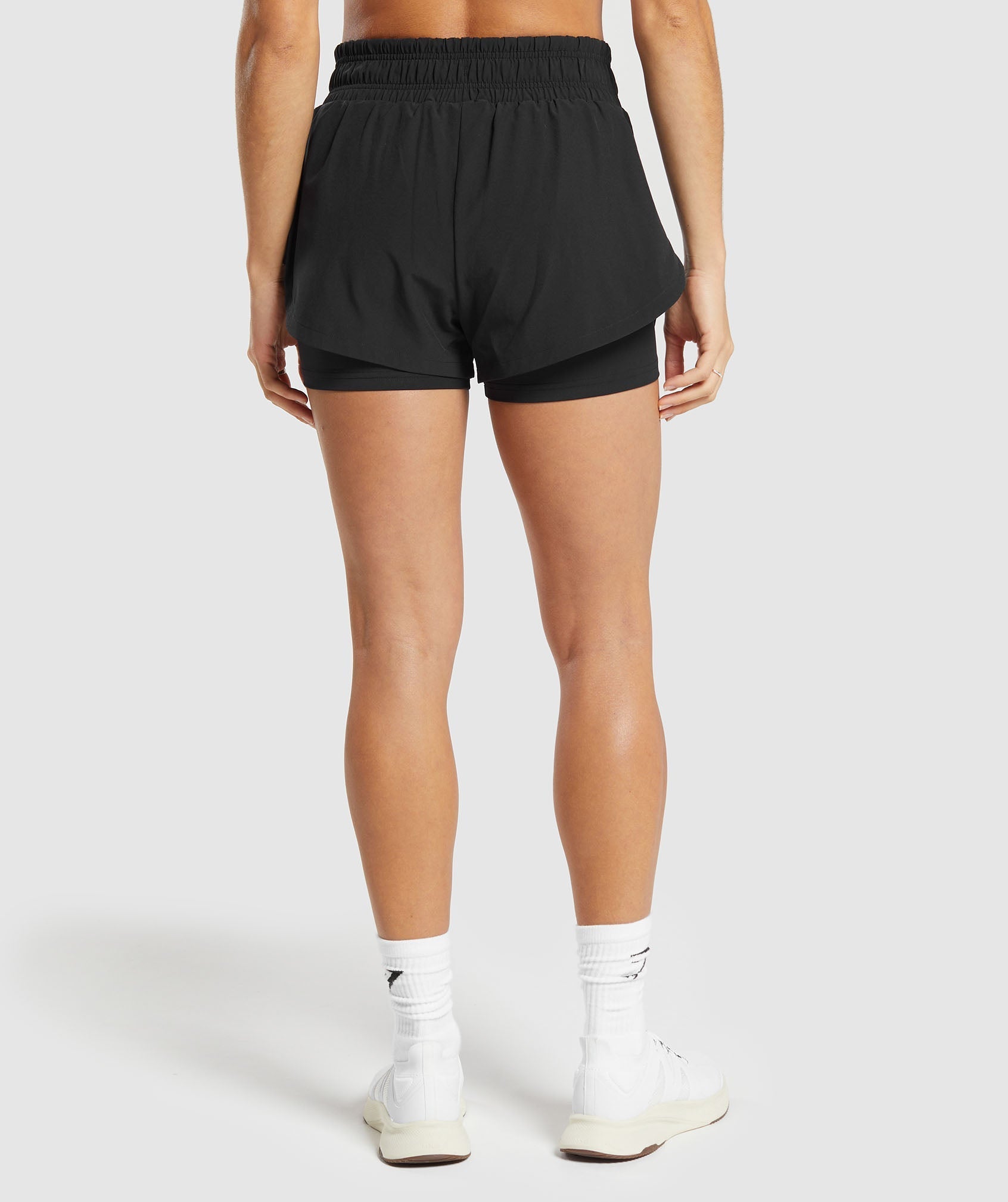 Running 2 In 1 Shorts Black
