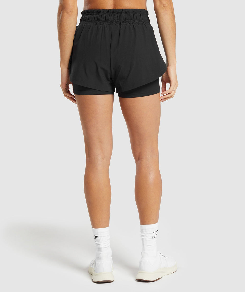 Running 2 In 1 Shorts Black