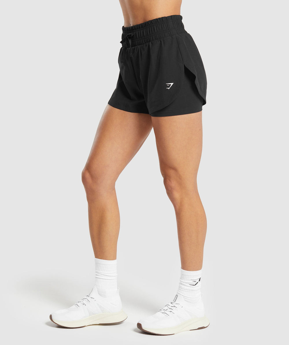 Running 2 In 1 Shorts Black