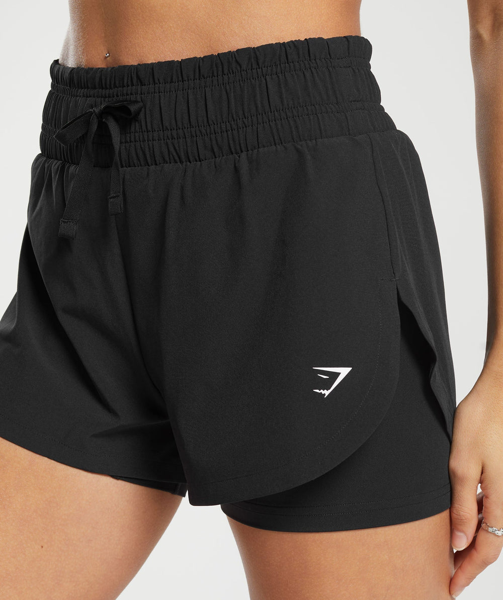 Running 2 In 1 Shorts Black