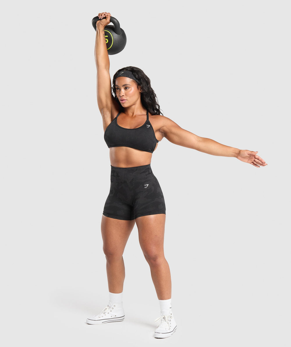 Adapt Camo Seamless Shorts Black/Asphalt Grey