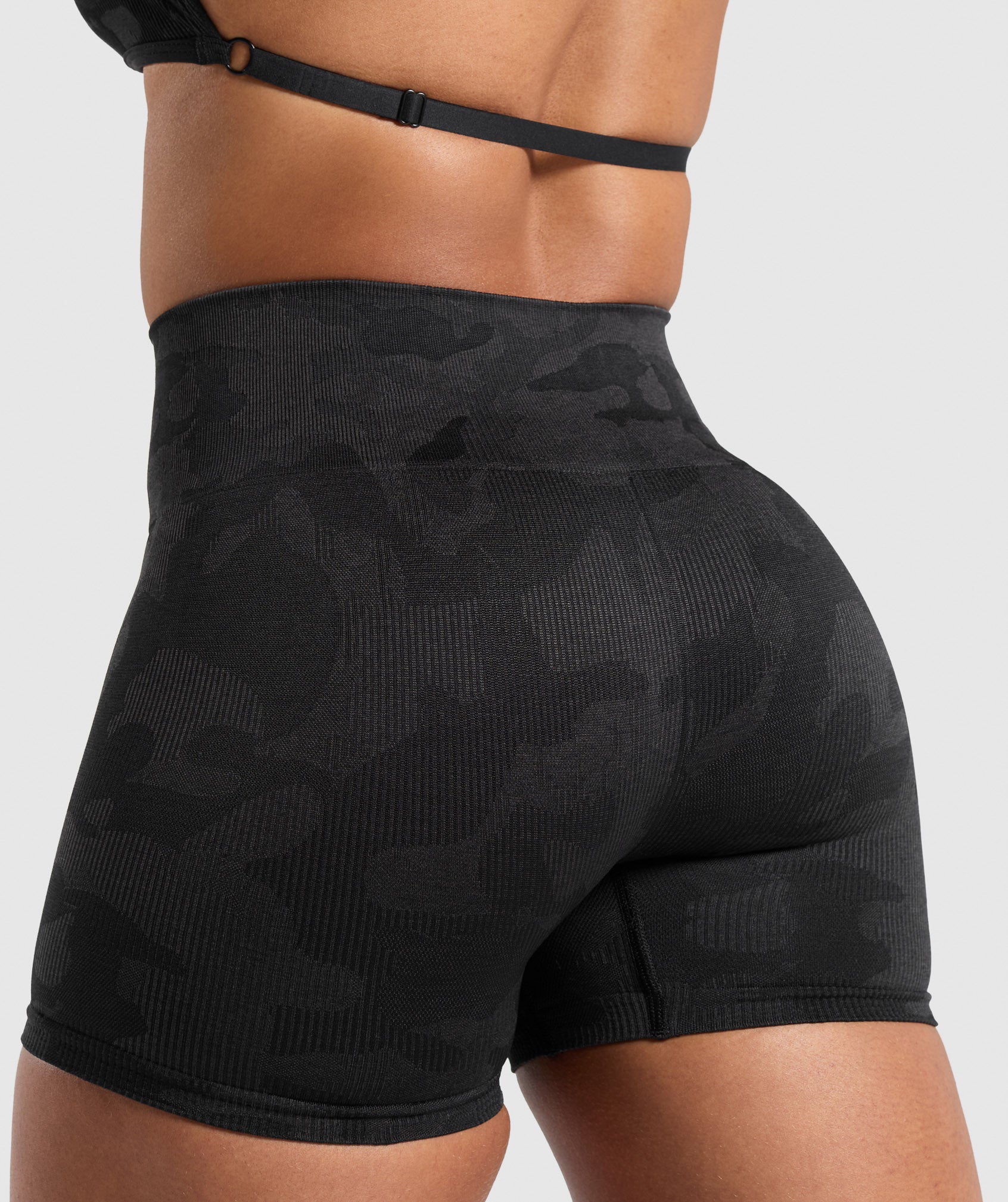 Adapt Camo Seamless Shorts Black/Asphalt Grey