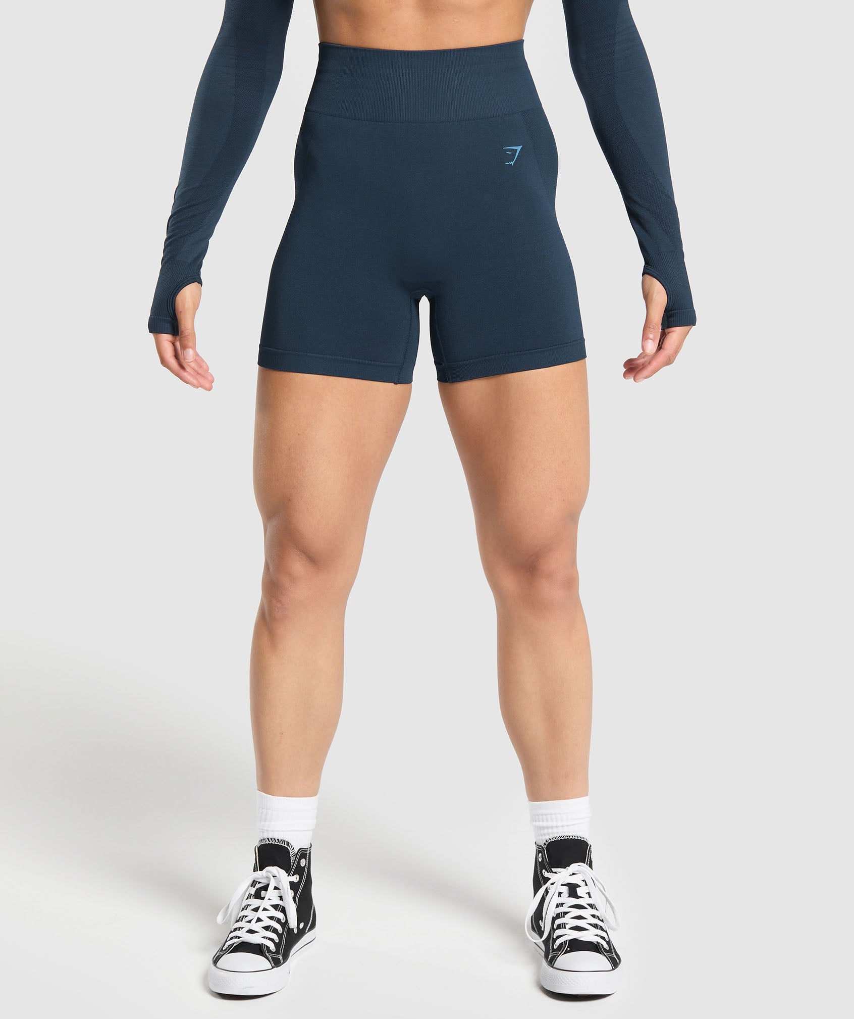 Flex Shorts Navy/Denim Blue