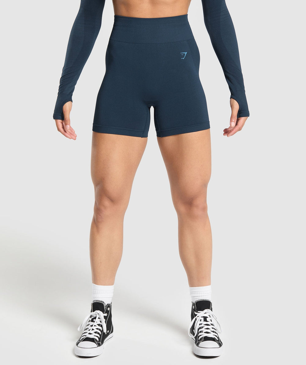 Flex Shorts Navy/Denim Blue