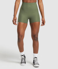 Ribbed Shorts Core Olive
