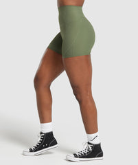 Ribbed Shorts Core Olive