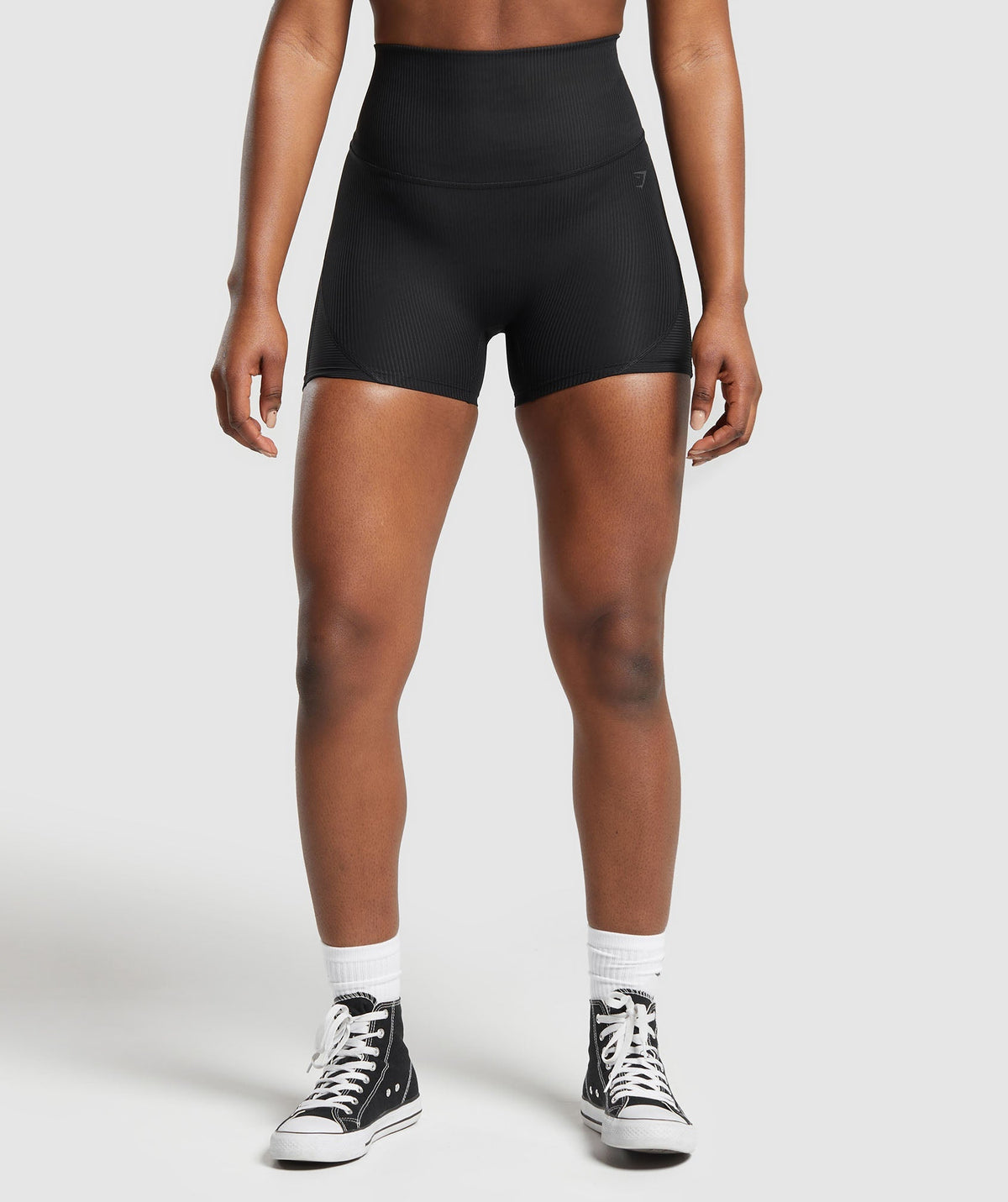 Ribbed Shorts Black