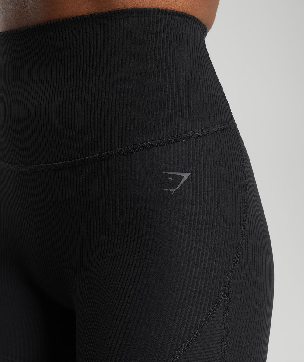 Ribbed Shorts Black