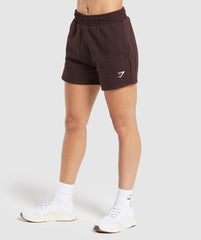 Training Fleece Shorts Heritage Brown