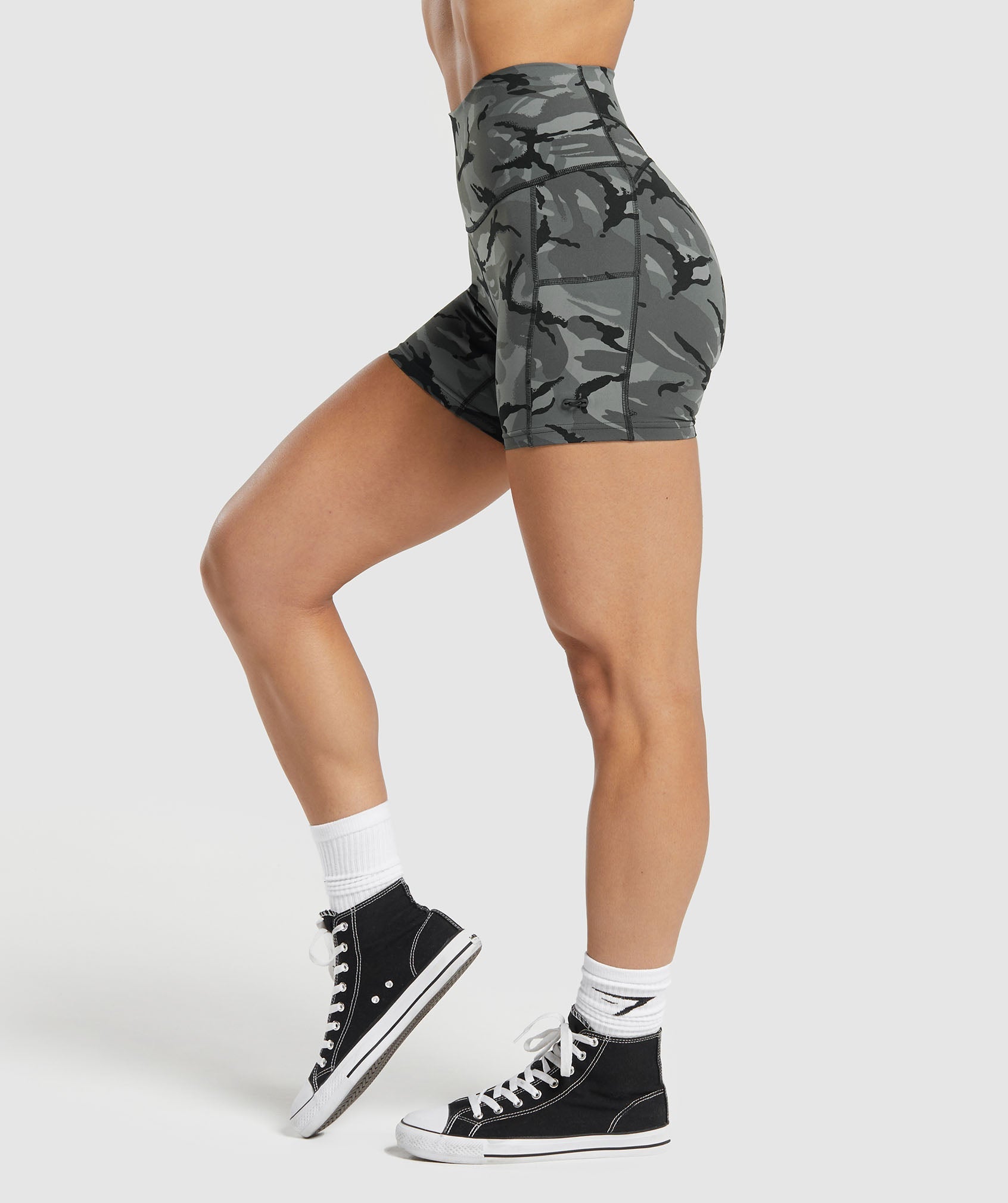 Legacy Printed Shorts Pitch Grey