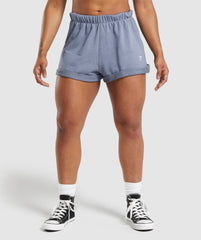 Lifting Loose Shorts Iron Blue