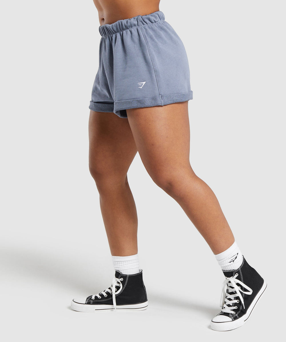 Lifting Loose Shorts Iron Blue