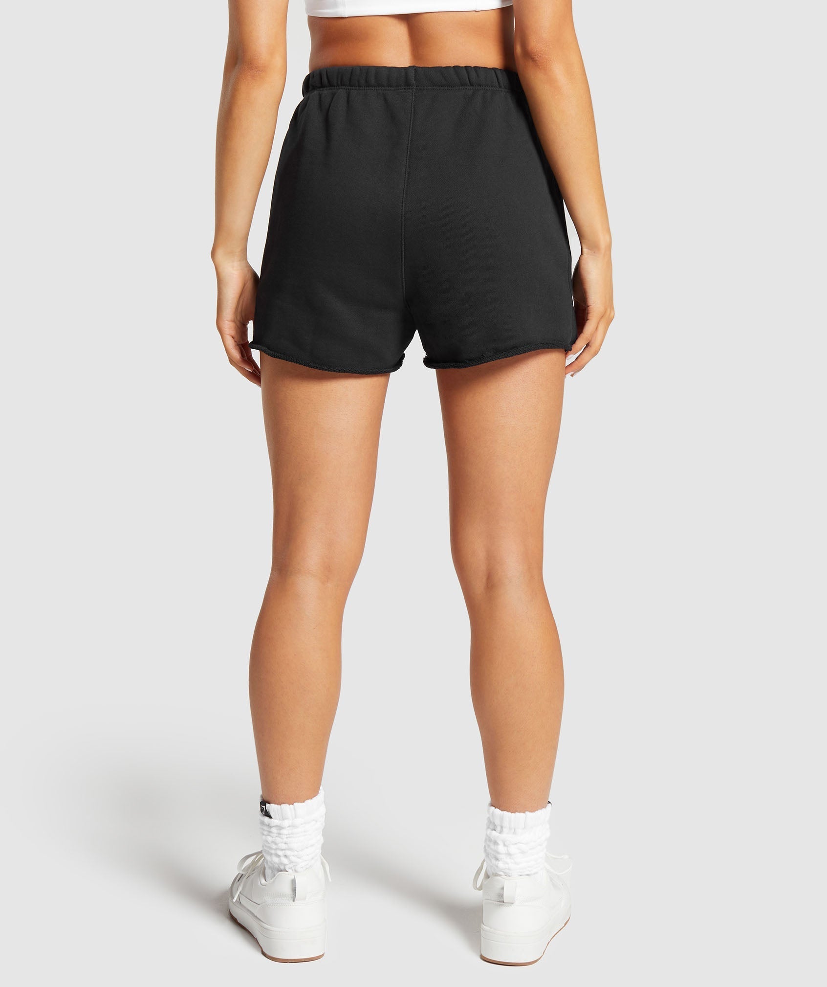 Loopback Sweat Shorts Black