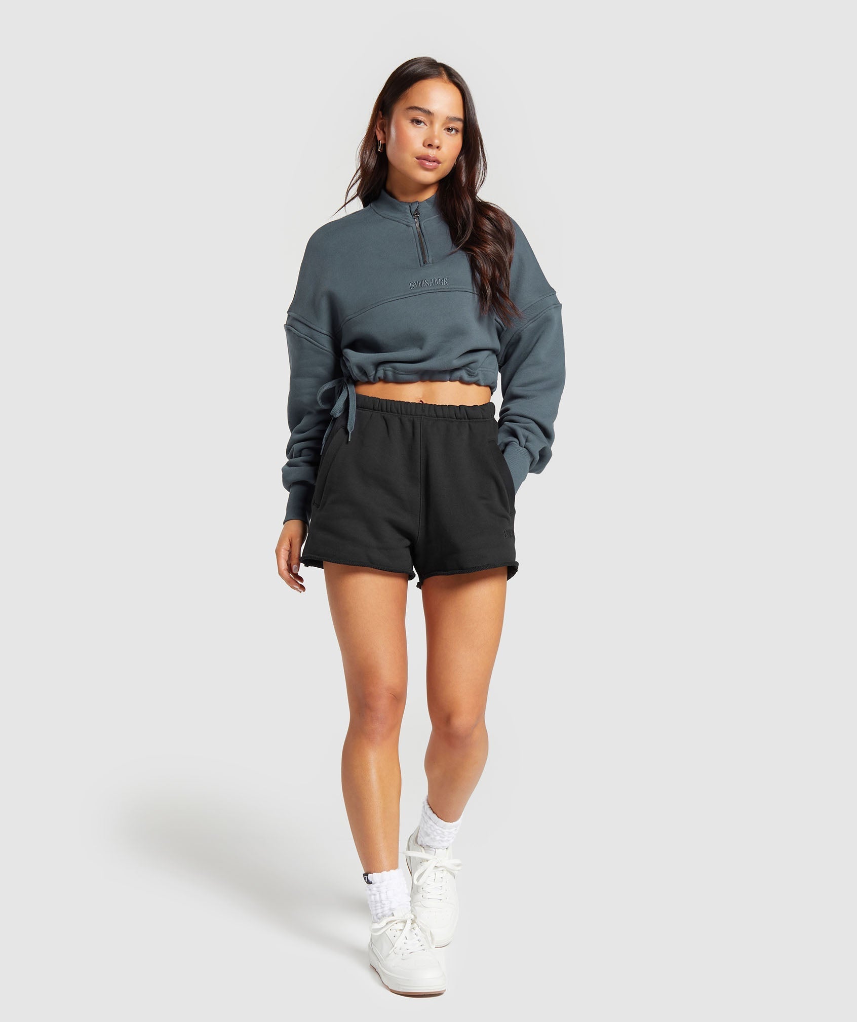 Loopback Sweat Shorts Black