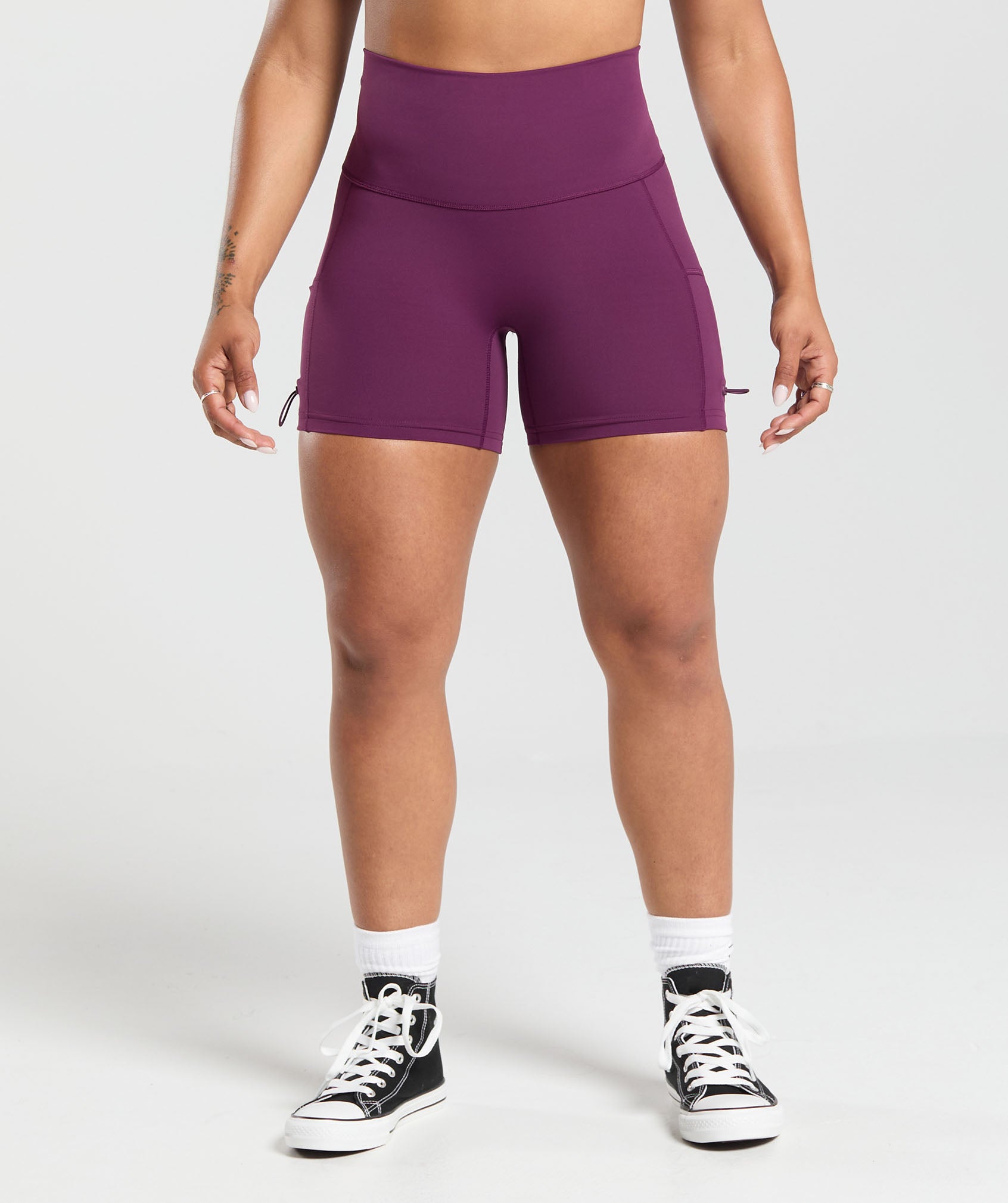 Legacy Logo Tight Shorts Magenta Purple