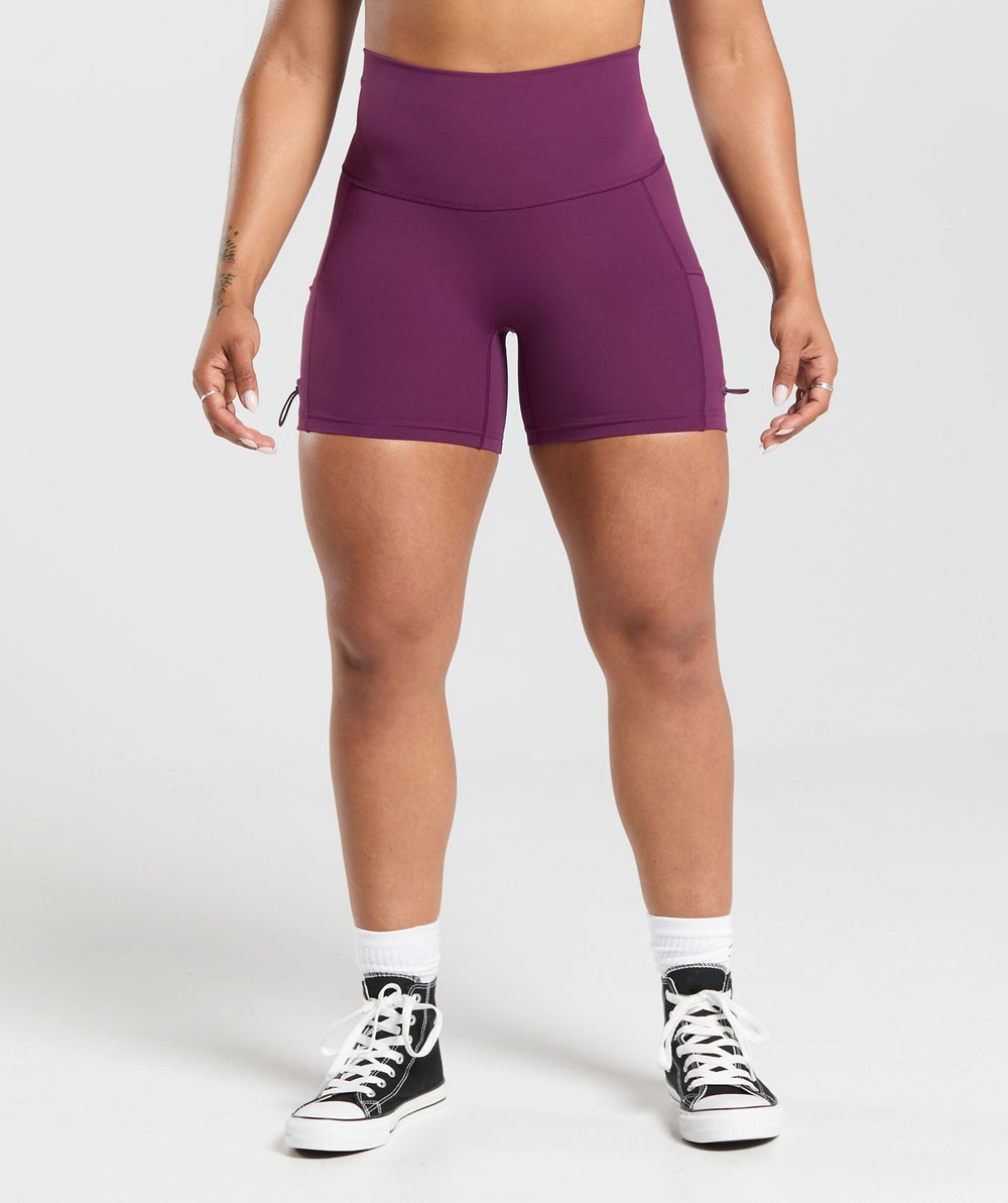 Legacy Logo Tight Shorts Magenta Purple