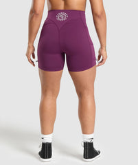 Legacy Logo Tight Shorts Magenta Purple