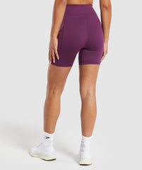 Pocket Shorts Magenta Purple