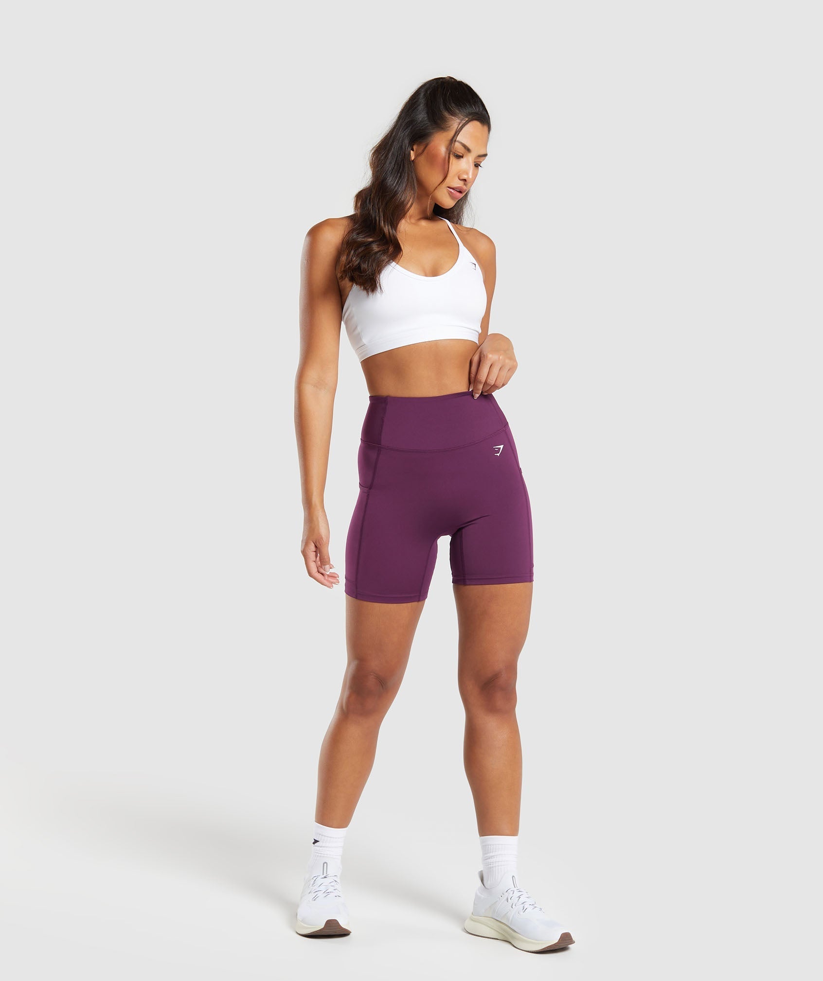 Pocket Shorts Magenta Purple