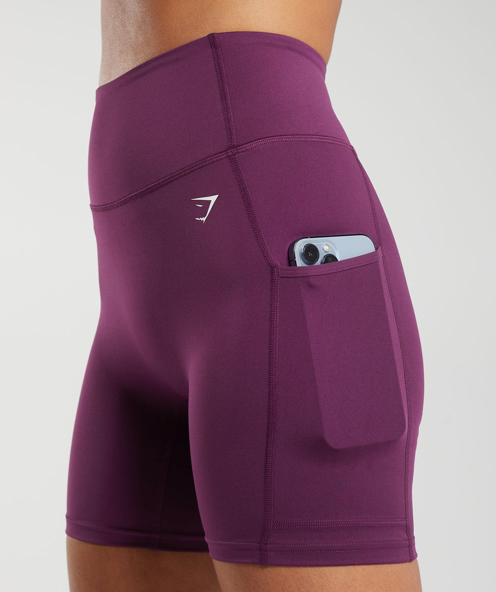 Pocket Shorts Magenta Purple