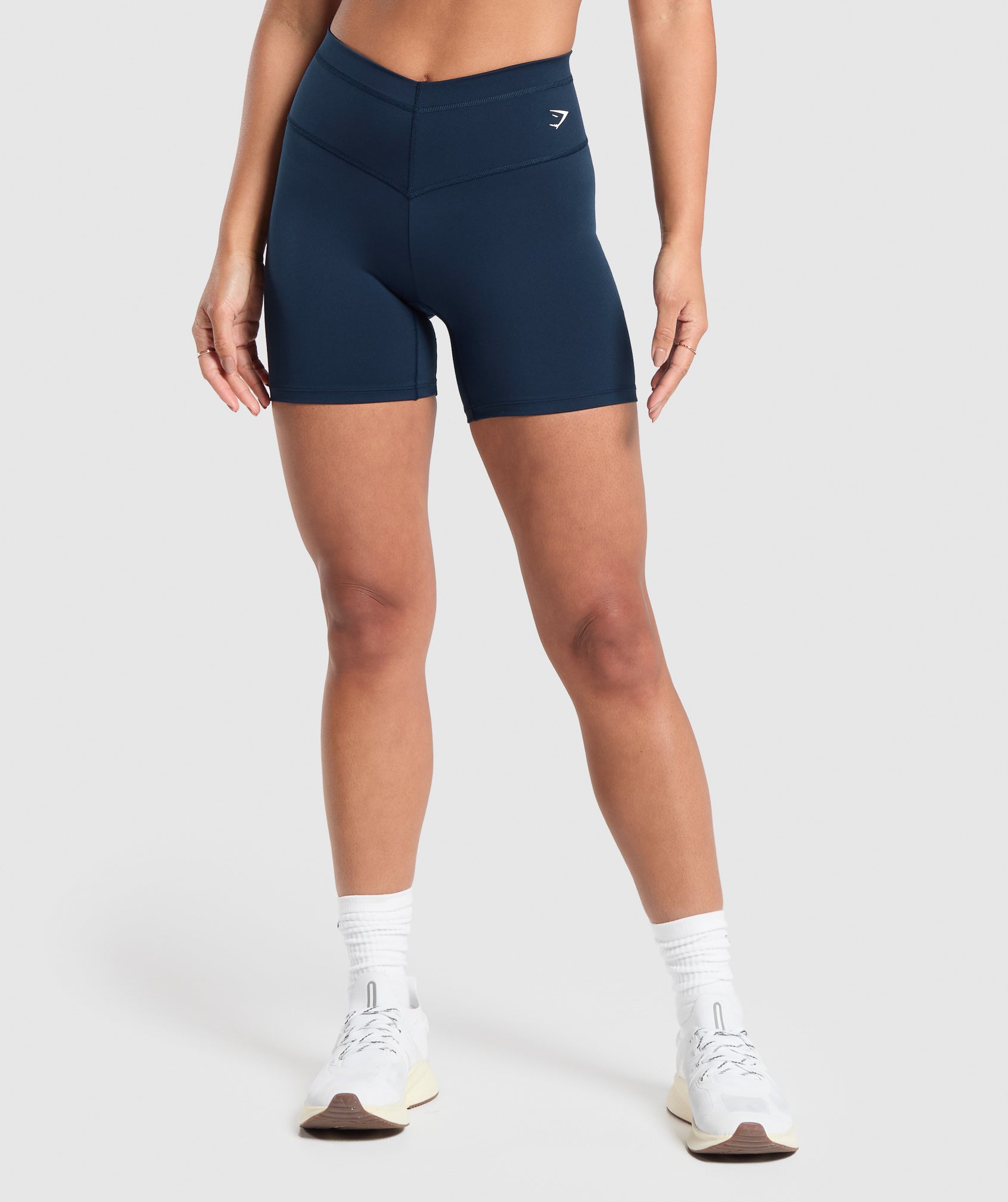 Everyday Front V Waistband Shorts Navy