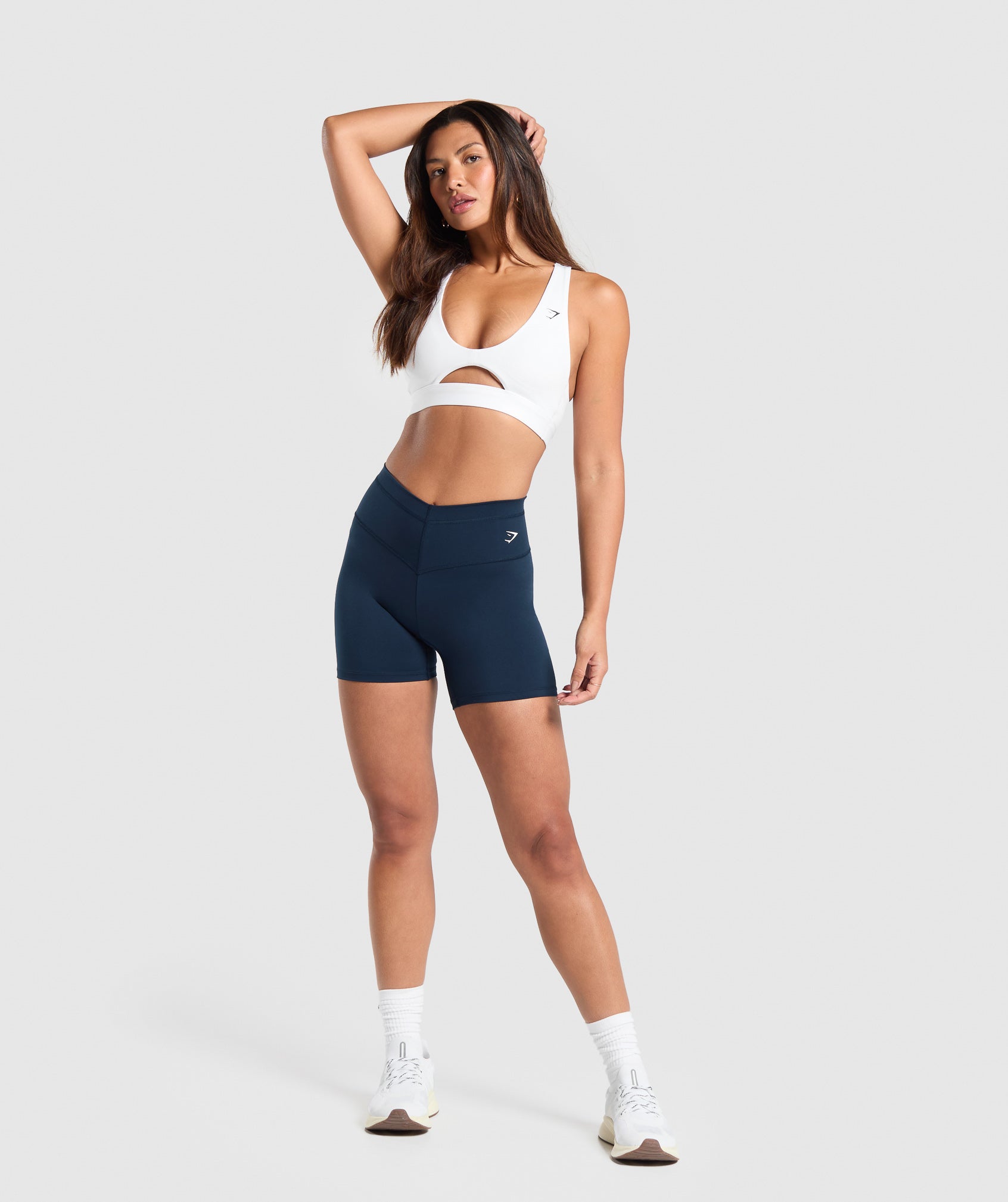 Everyday Front V Waistband Shorts Navy