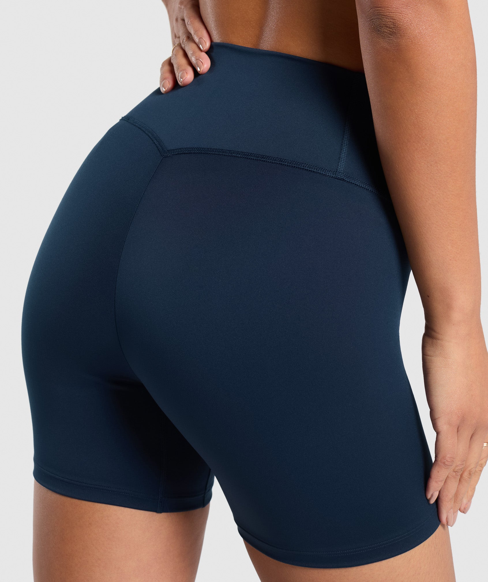 Everyday Front V Waistband Shorts Navy