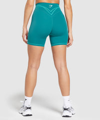 Stitch Feature Shorts Ocean Teal