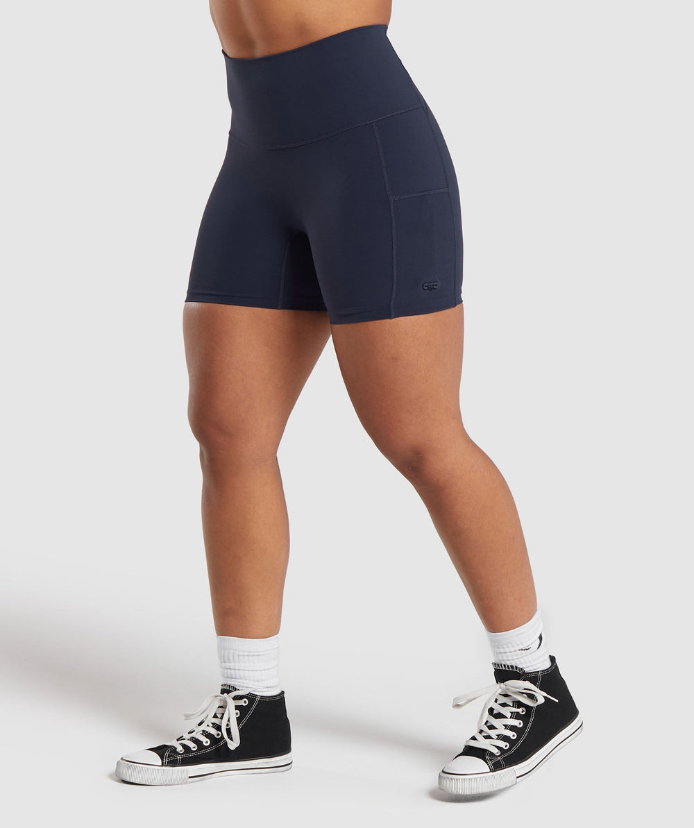 Legacy Logo Tight Shorts Heavy Blue