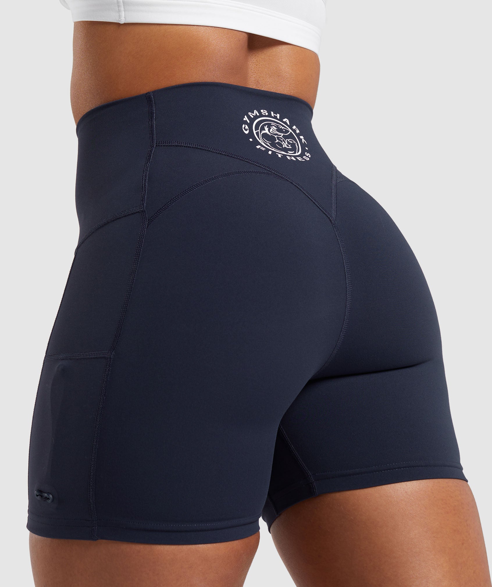 Legacy Logo Tight Shorts Heavy Blue
