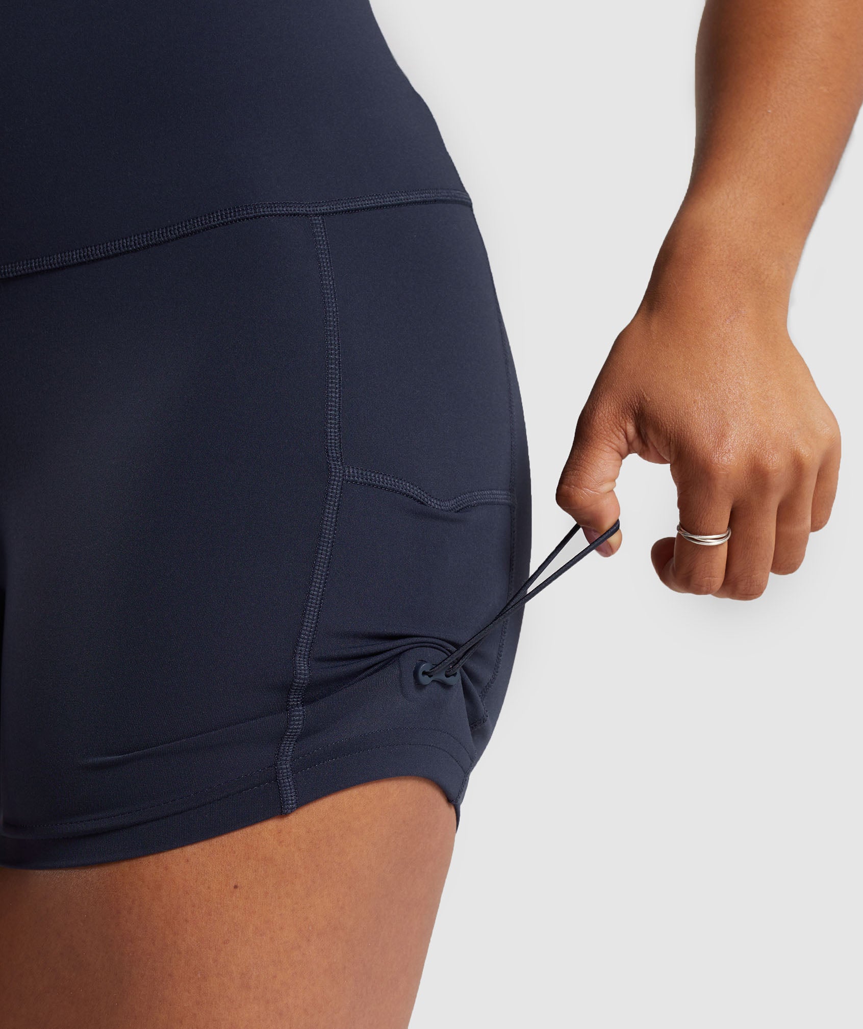 Legacy Logo Tight Shorts Heavy Blue
