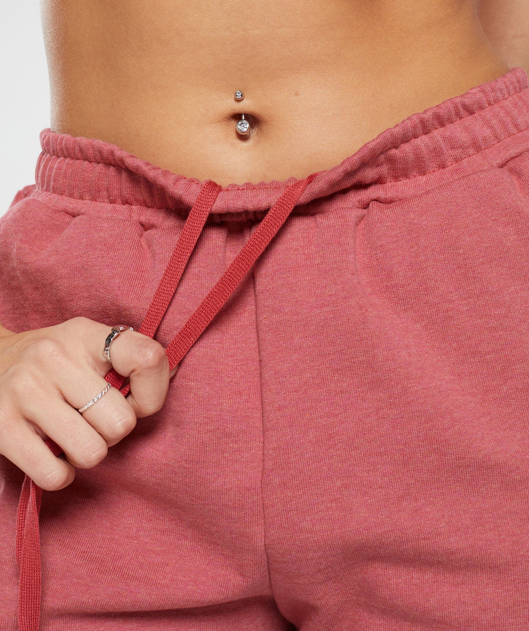 Rest Day Sweat Shorts Heritage Pink Marl