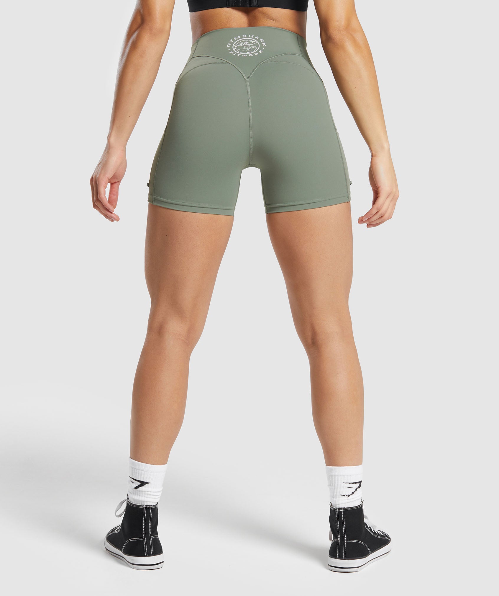 Legacy Logo Tight Shorts Unit Green