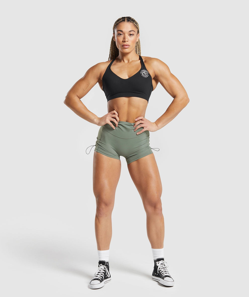 Legacy Logo Tight Shorts Unit Green