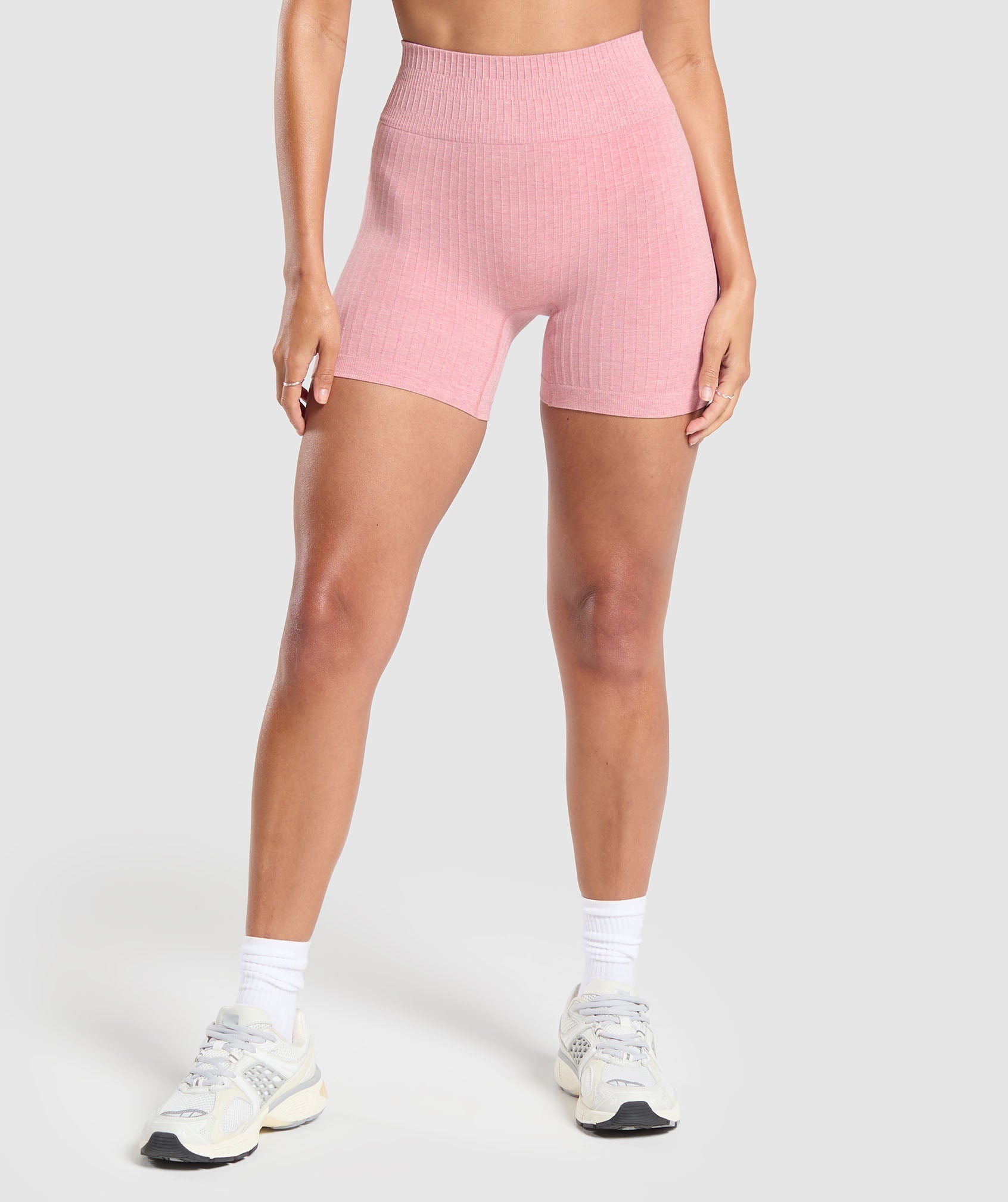 Luxe Seamless Shorts Cosy Pink Marl