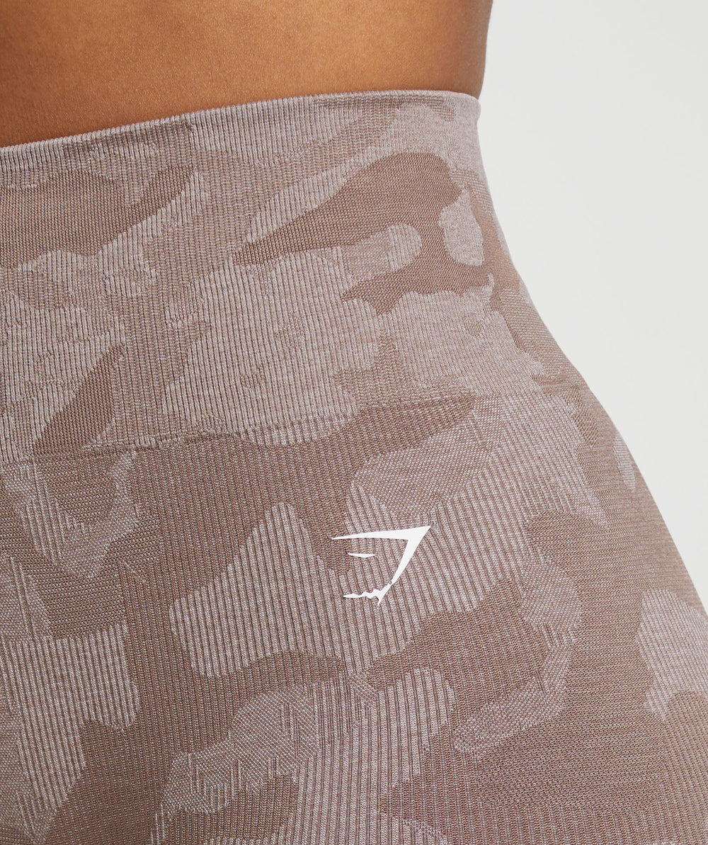Adapt Camo Seamless Shorts Mocha Mauve/Stone Pink