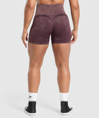 Gains Seamless Washed Shorts Depth Purple