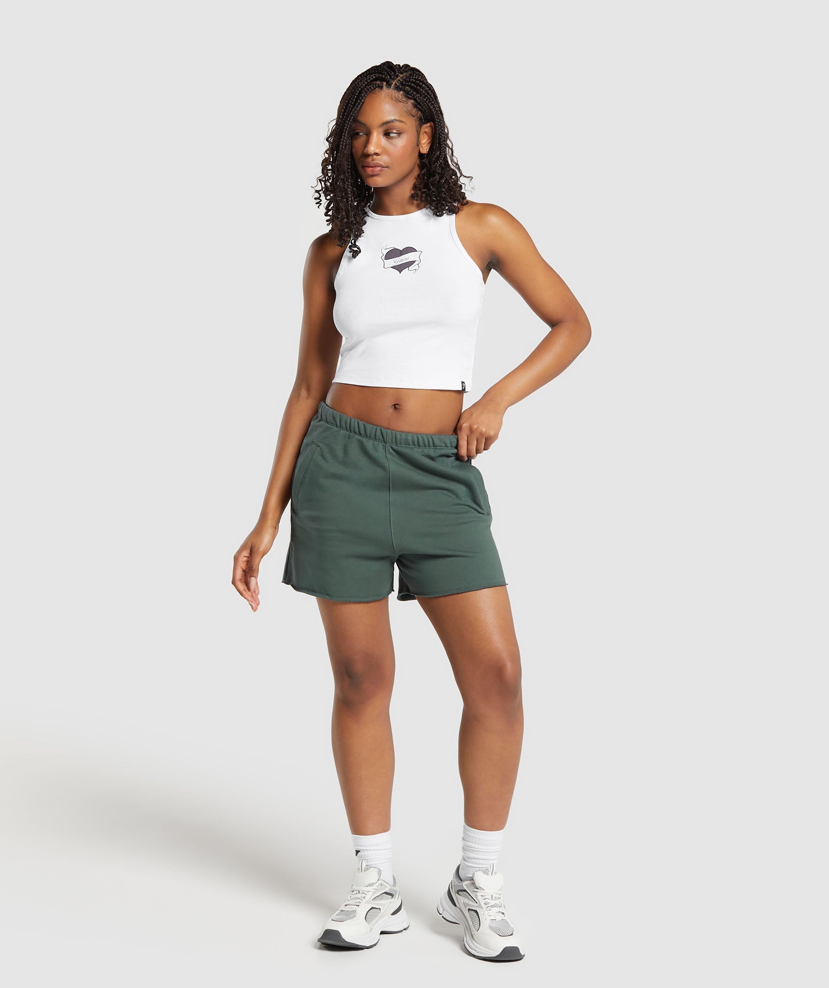 Tattoo Shorts Slate Teal