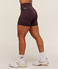Lifting Pocket Shorts Cherry Purple
