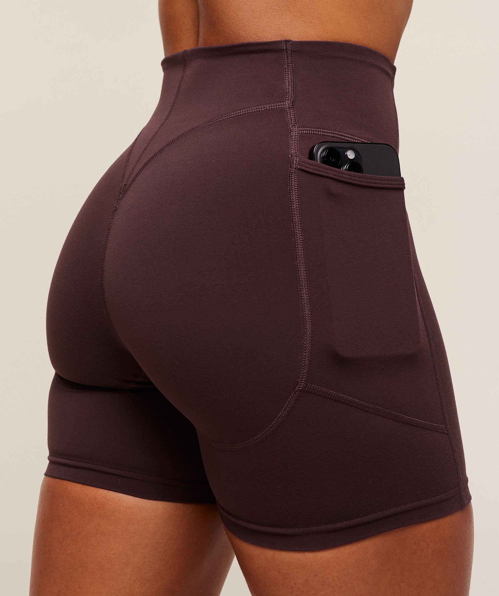Lifting Pocket Shorts Cherry Purple