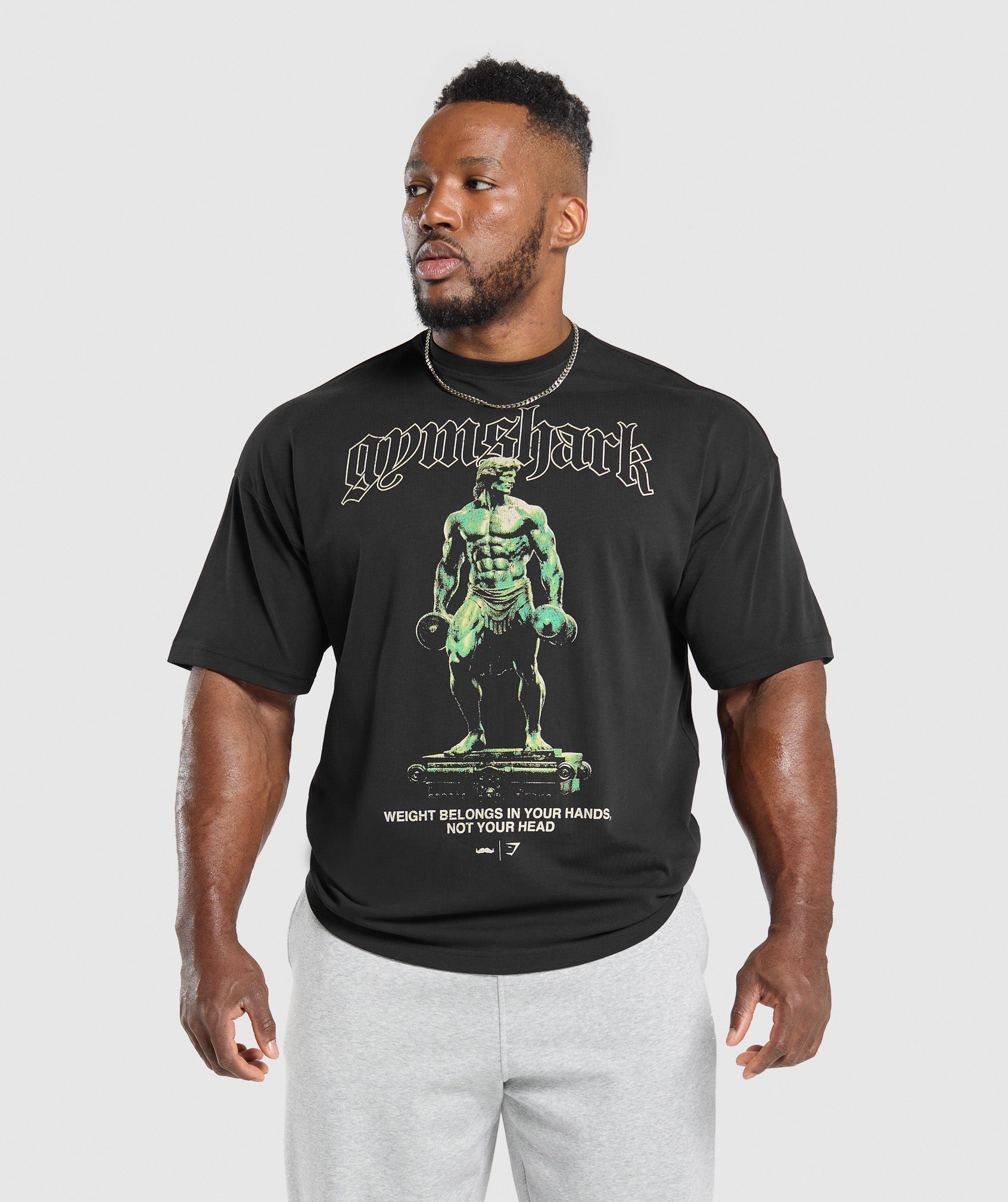 Movember Graphic T-Shirt Black