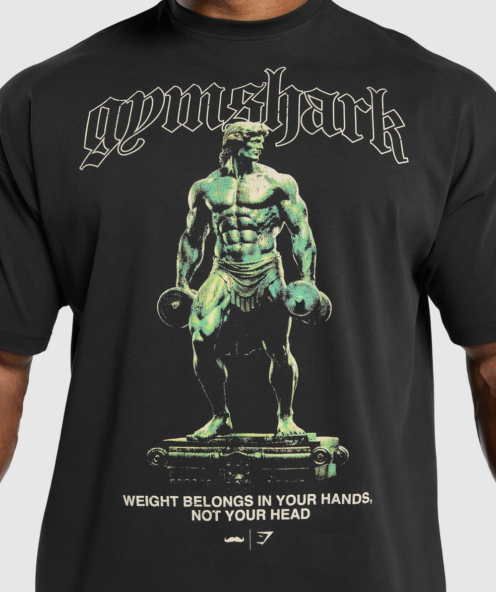 Movember Graphic T-Shirt Black