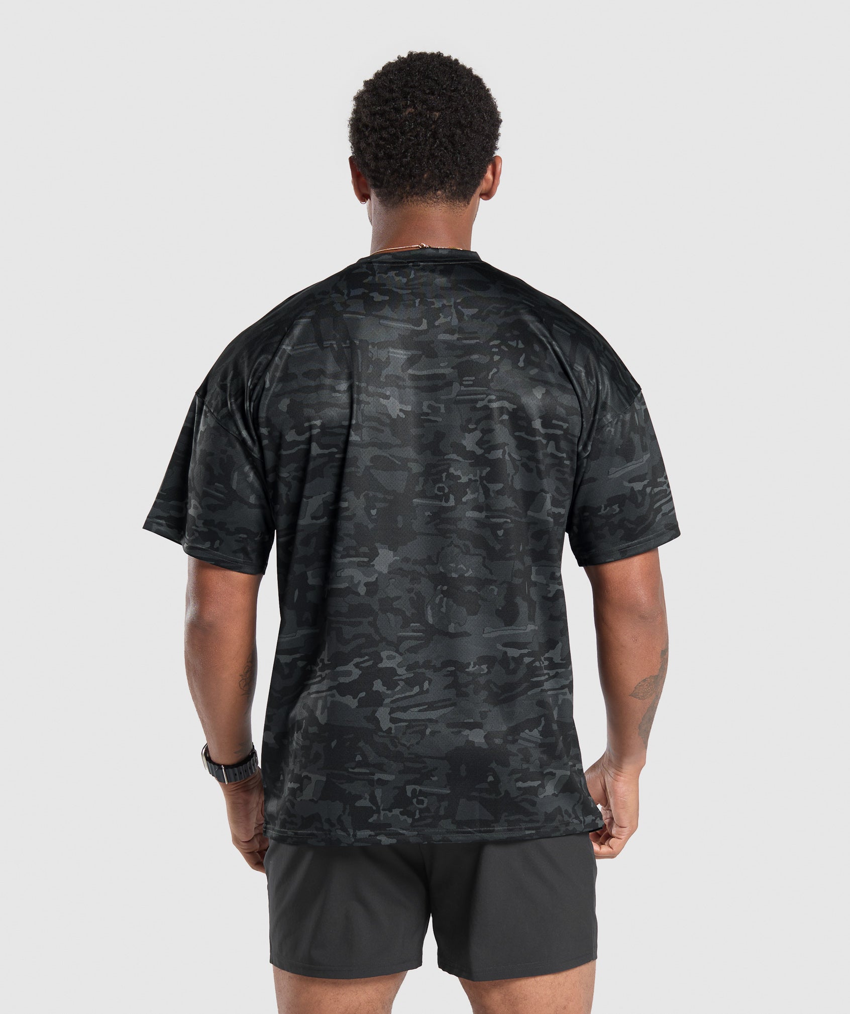 Oversized Performance T-Shirt Obsidian Black