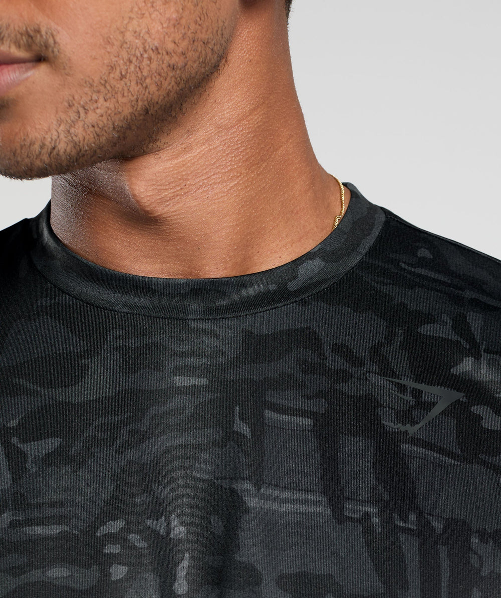 Oversized Performance T-Shirt Obsidian Black