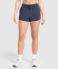 Training Contrast Loose Shorts 2.5" Heavy Blue