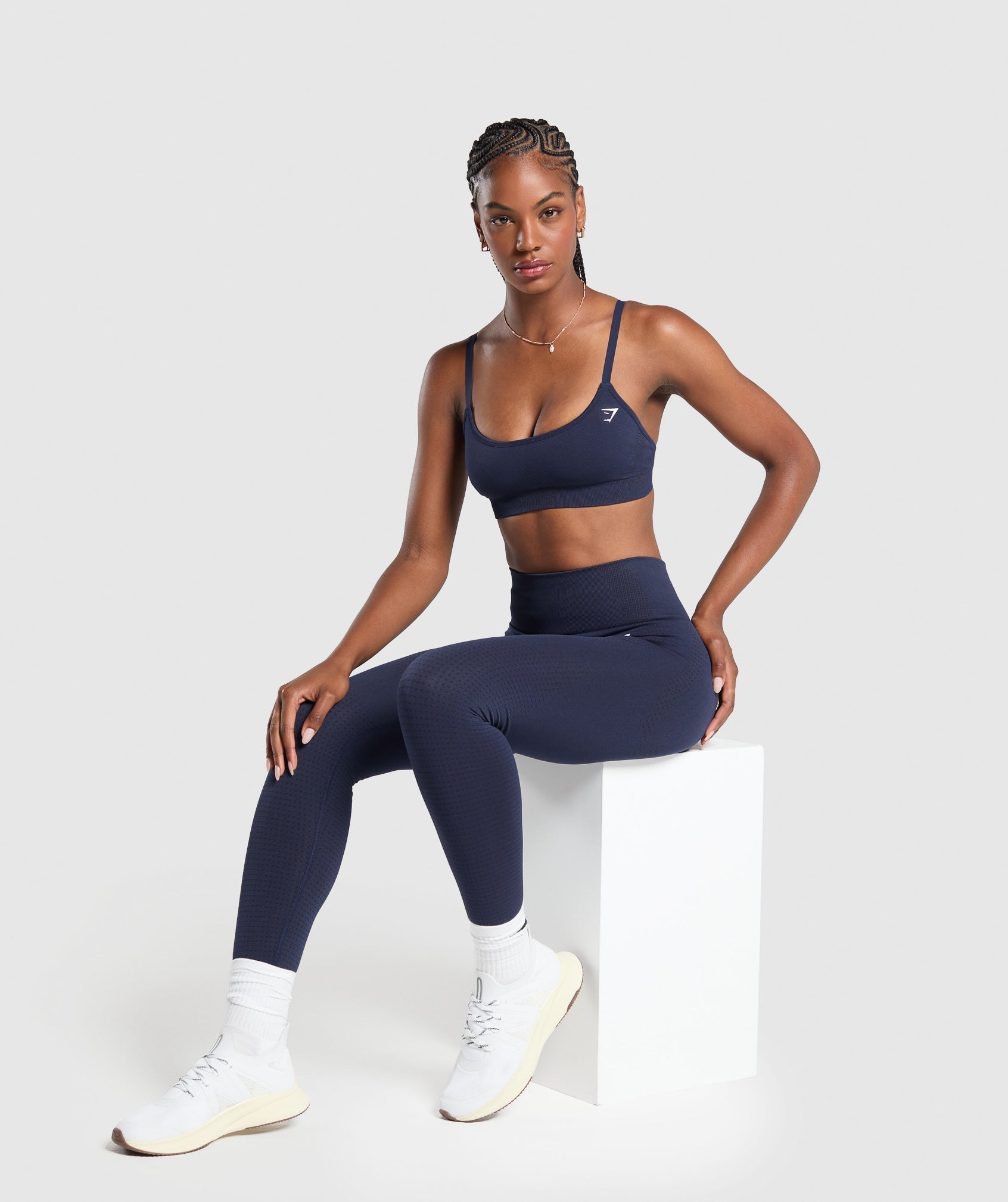 Vital Sports Bra Heavy Blue Marl