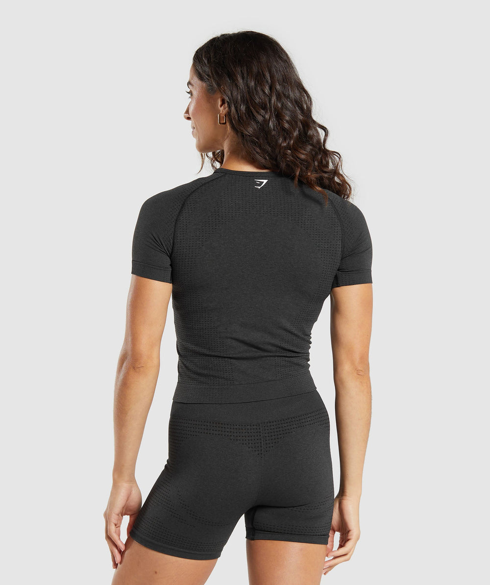 Vital Tight T-Shirt Black Marl